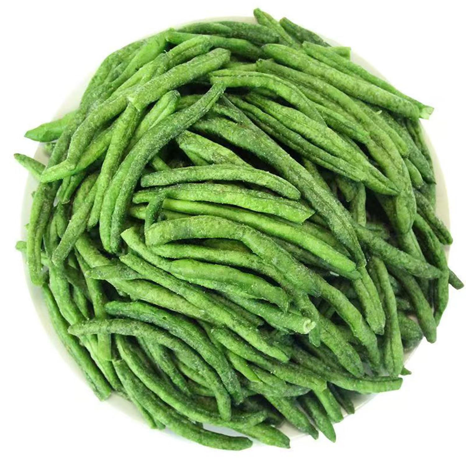 Green Bean Chips 8.46oz /240g Sea-Salted Delicious and Fresh Bulk Chips Crispy Dried Fruits and Vegetables