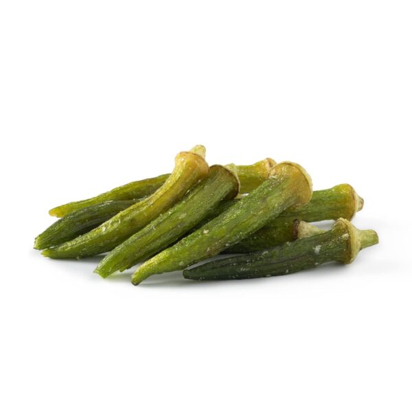 Okra Chips | Sea-Salted | No Color Added and No Sugar Added | Natural | Delicious And Healthy, Bulk Chips!!! (Okra Chips, 2 LBS)