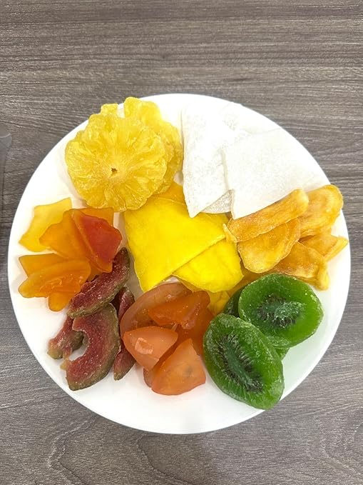 Mixed Dried Tropical Fruits, Natural Dehydrated Jackfruit, Pineapple, Guava, Mango, Coconut, Papaya, Passion Fruit, Kiwi - Image 2